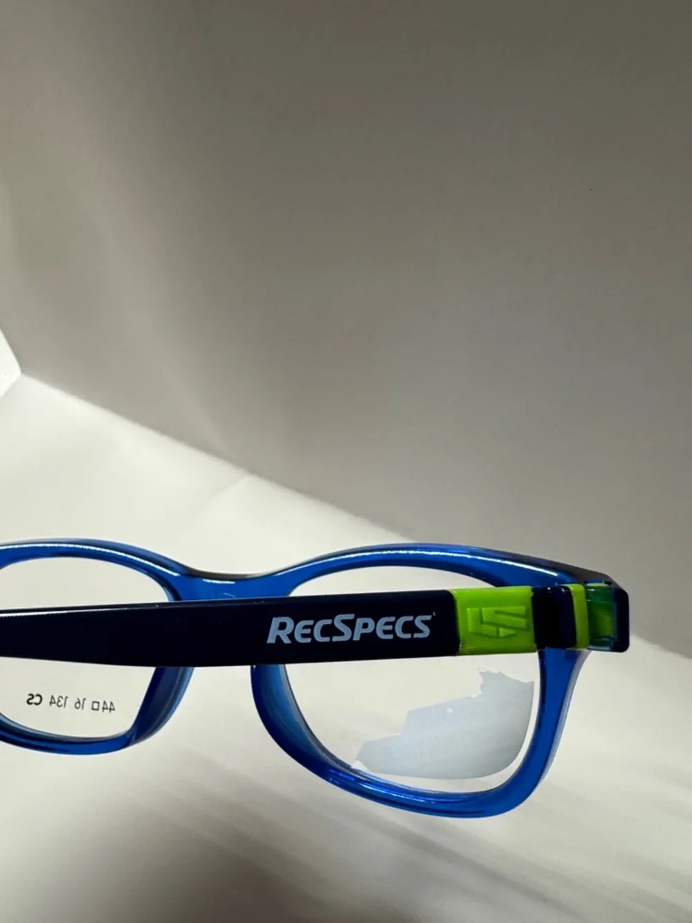 liberty Kids Blue Frames with Lime Green Accents Eyewear